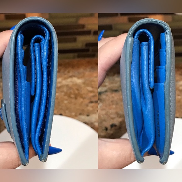 PRADA Signature Saffiano Leather Bifold Wallet 😍💙🦋 - Picture 15 of 17